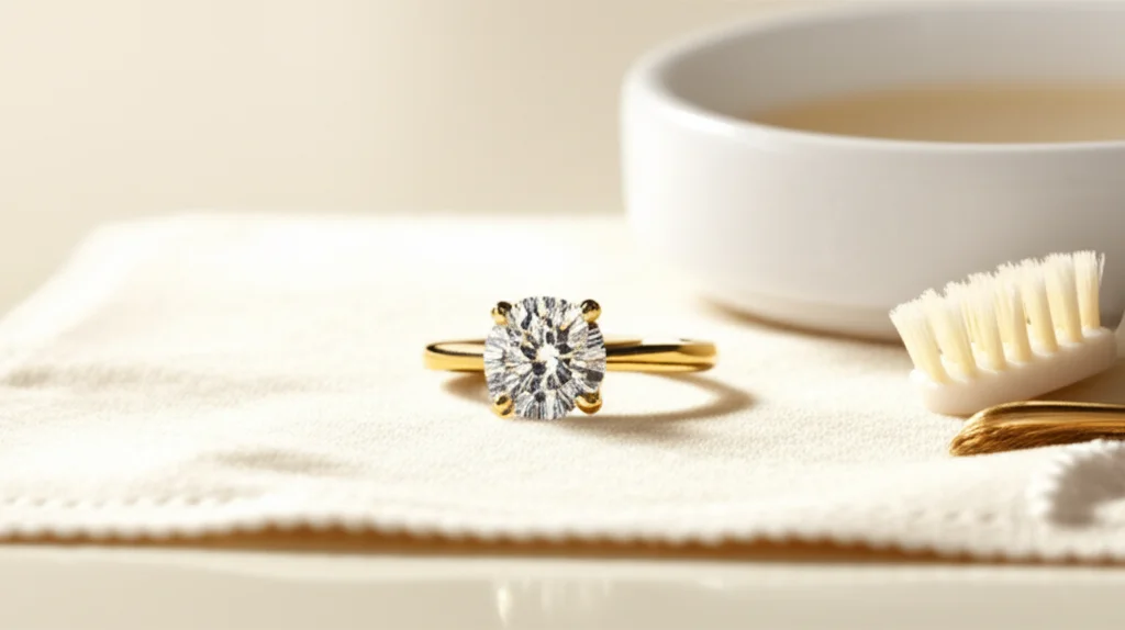 ดูแลแหวนเพชรให้สวยตลอดไป