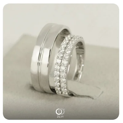 แหวนเพชรผู้ชาย รุ่น BR044 - ภาพเต็ม