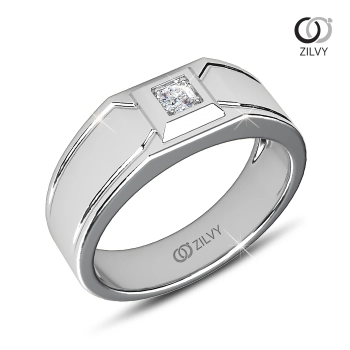 แหวนเพชรผู้ชาย Felix Signet