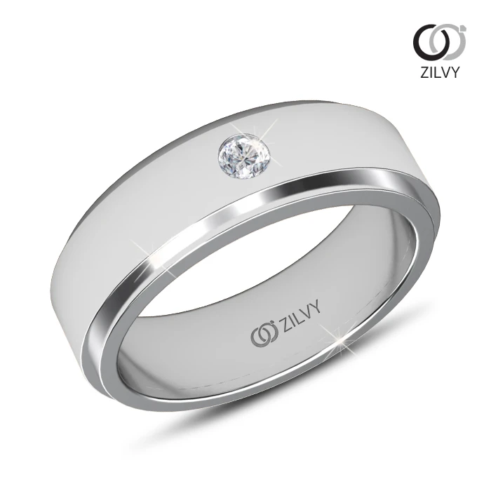 แหวนเพชรผู้ชาย Griffin Band