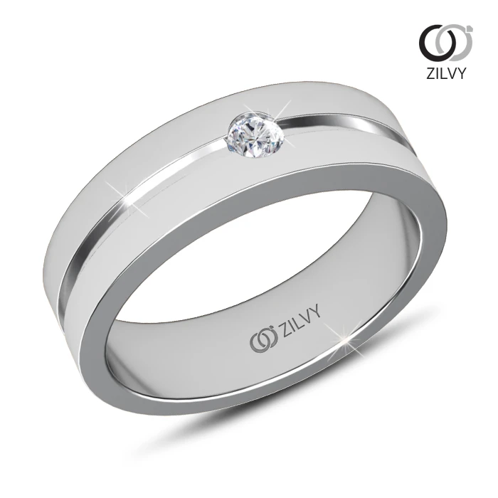 แหวนเพชรผู้ชาย Hugo Band