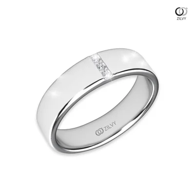 แหวนเพชรผู้ชาย รุ่น BR071 - ภาพเต็ม