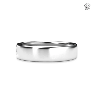 แหวนเพชรผู้ชาย รุ่น BR071 - มุมข้าง