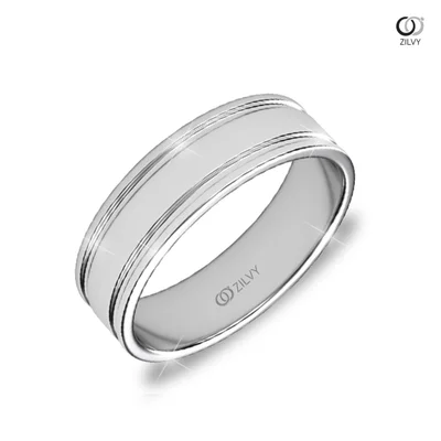 แหวนเพชรผู้ชาย รุ่น BR081 - มุมเปอร์สเปกทีฟ