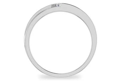 แหวนเพชรผู้ชาย รุ่น BR090 - มุมหน้า