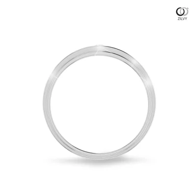 แหวนเพชรผู้ชาย รุ่น BR092 - มุมหน้า