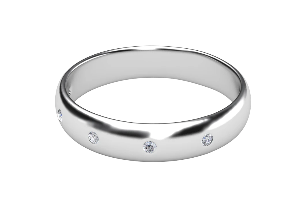 แหวนเพชรผู้ชาย Reed Band