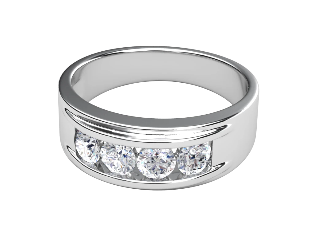 แหวนเพชรผู้ชาย Rowan Channel