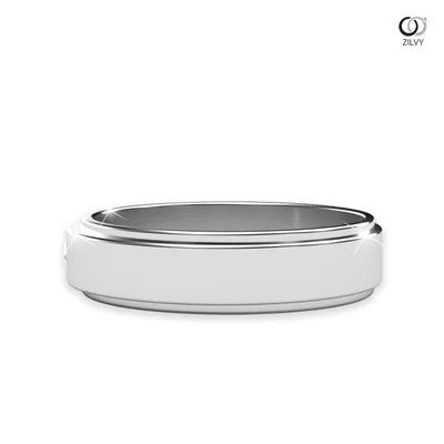 แหวนเพชรผู้ชาย รุ่น BR107 - มุมข้าง