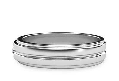 แหวนเพชรผู้ชาย รุ่น BR108 - มุมข้าง