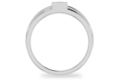 แหวนเพชรผู้ชาย รุ่น BR113 - มุมหน้า