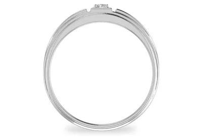 แหวนเพชรผู้ชาย รุ่น BR114 - มุมหน้า