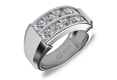 แหวนเพชรผู้ชาย รุ่น BR122 - ภาพเต็ม