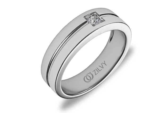 แหวนเพชรผู้ชาย Hadley Channel