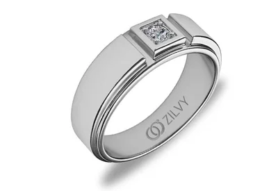 แหวนเพชรผู้ชาย รุ่น BR134 - ภาพเต็ม