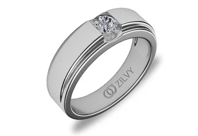 แหวนเพชรผู้ชาย รุ่น BR137 - ภาพเต็ม