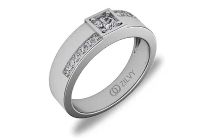 แหวนเพชรผู้ชาย รุ่น BR140 - ภาพเต็ม