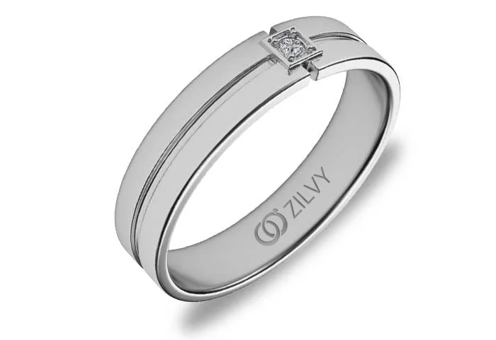 แหวนเพชรผู้ชาย Archer Solitaire