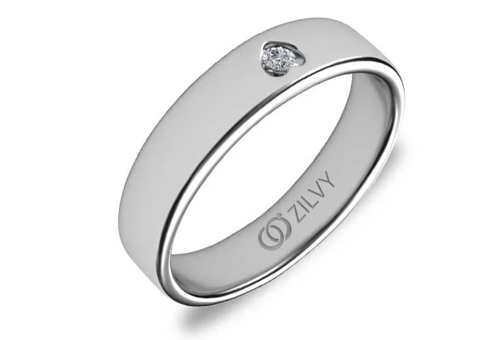 แหวนเพชรผู้ชาย Dante Bezel