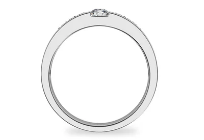 แหวนเพชรผู้ชาย รุ่น BR153 - มุมหน้า