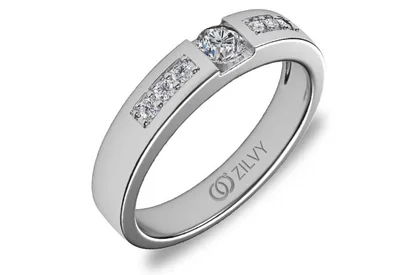 แหวนเพชรผู้ชาย รุ่น BR153 - ภาพเต็ม