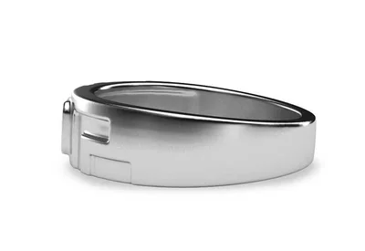 แหวนเพชรผู้ชาย รุ่น BR155 - มุมข้าง