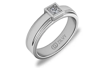 แหวนเพชรผู้ชาย รุ่น BR158 - ภาพเต็ม