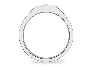 แหวนเพชรผู้ชาย รุ่น BR165 - มุมหน้า