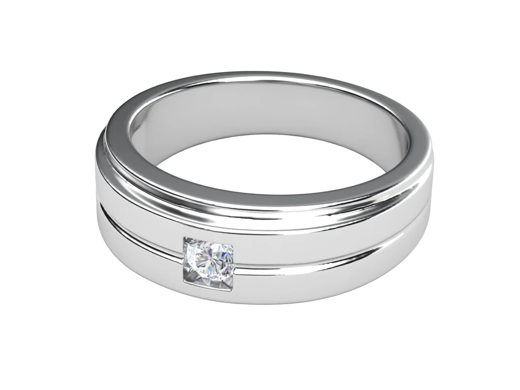 แหวนเพชรผู้ชาย Orion Band