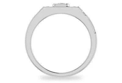 แหวนเพชรผู้ชาย รุ่น BR174 - มุมหน้า