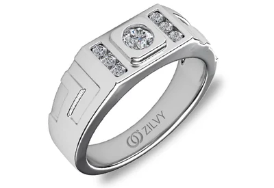 แหวนเพชรผู้ชาย รุ่น BR174 - ภาพเต็ม