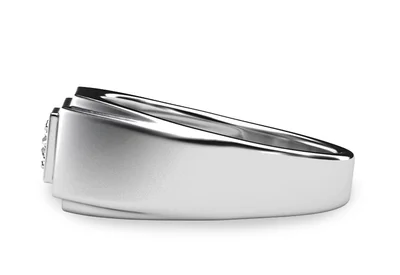 แหวนเพชรผู้ชาย รุ่น BR193 - มุมข้าง