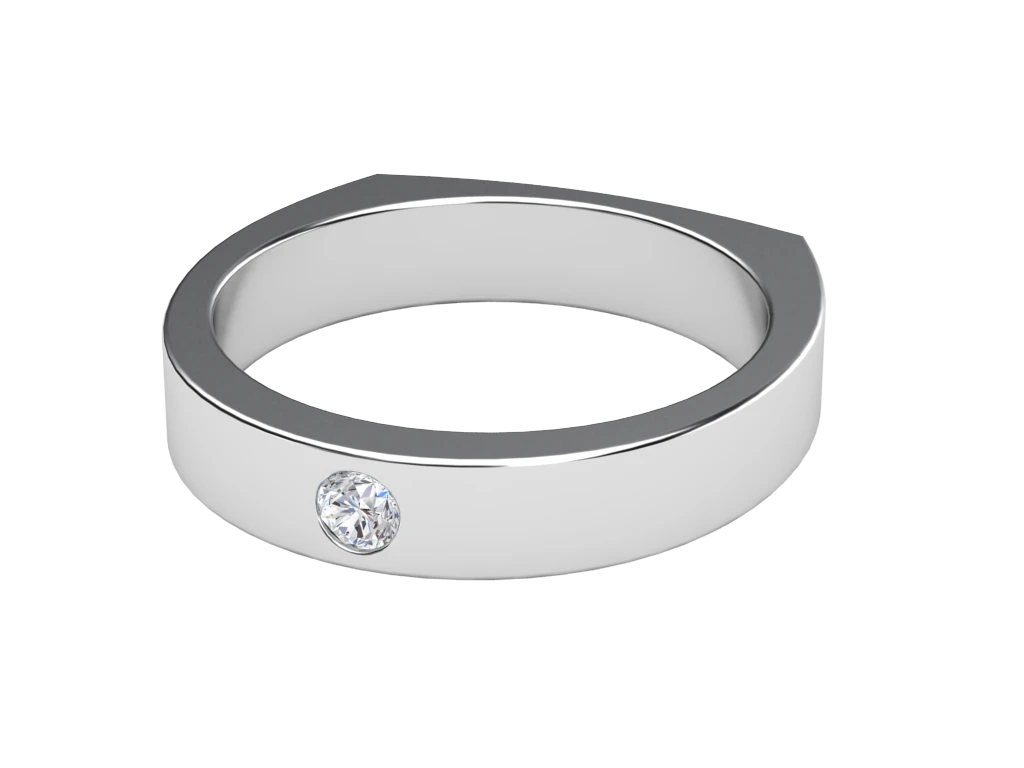 แหวนเพชรผู้ชาย Ellis Band