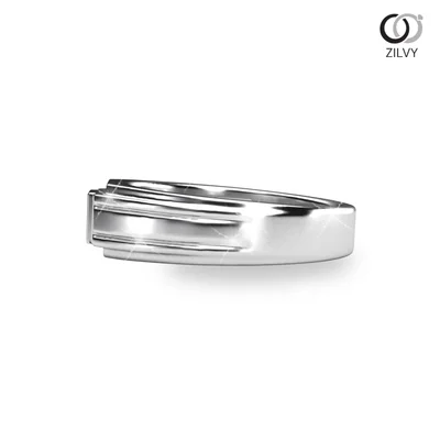 แหวนเพชรผู้ชาย รุ่น BR206 - มุมข้าง