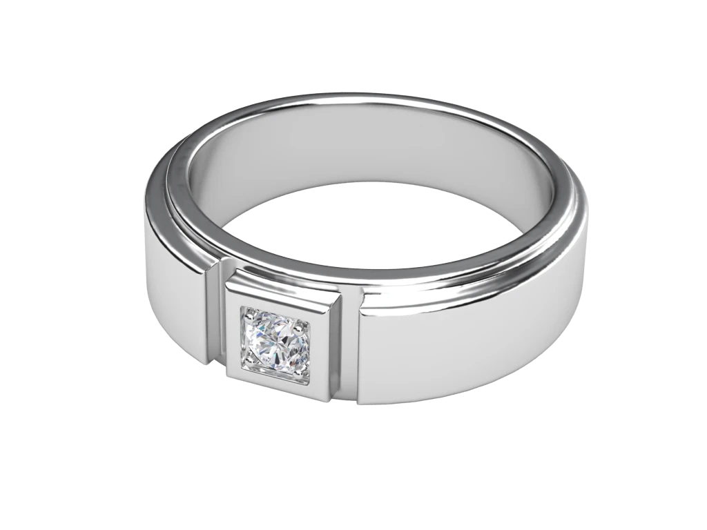 แหวนเพชรผู้ชาย Archer Band