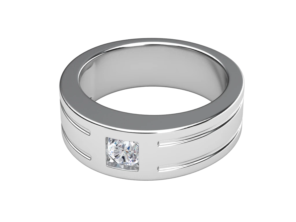 แหวนเพชรผู้ชาย Knox Band