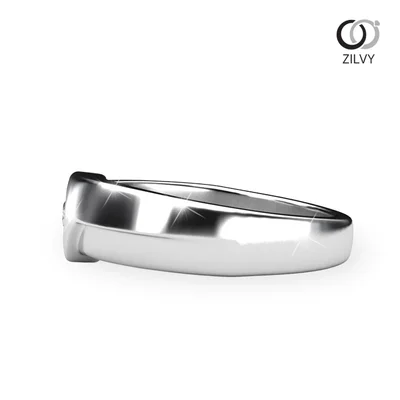 แหวนเพชรผู้ชาย รุ่น BR245 - มุมข้าง