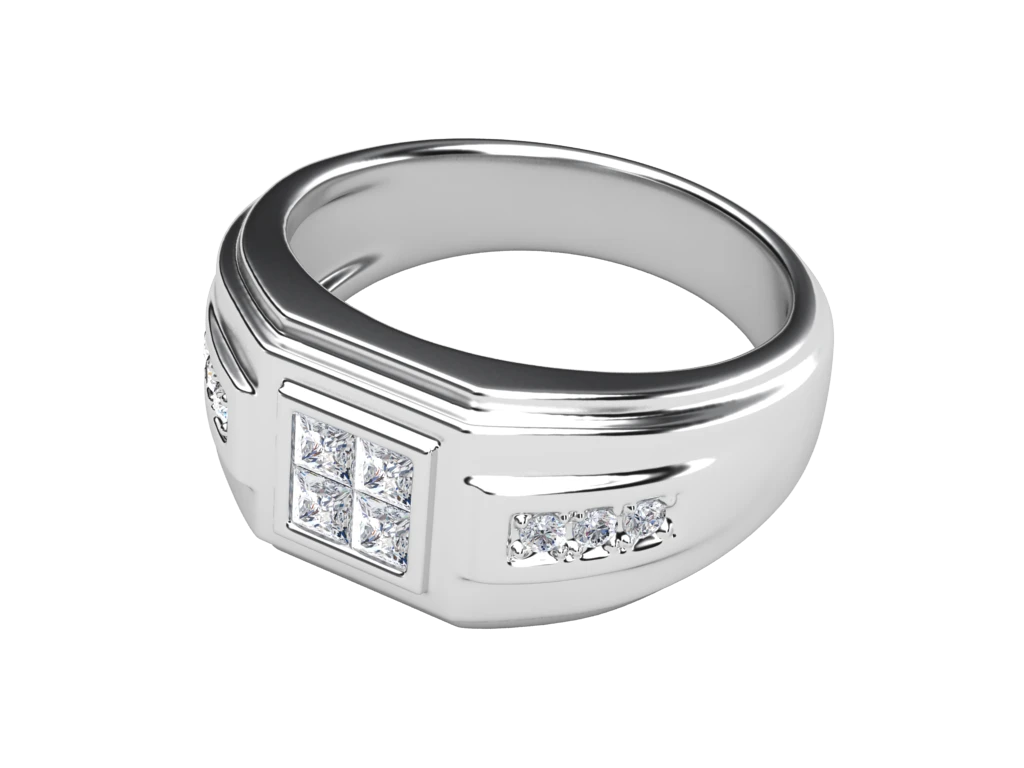 แหวนเพชรผู้ชาย Maddox Signet