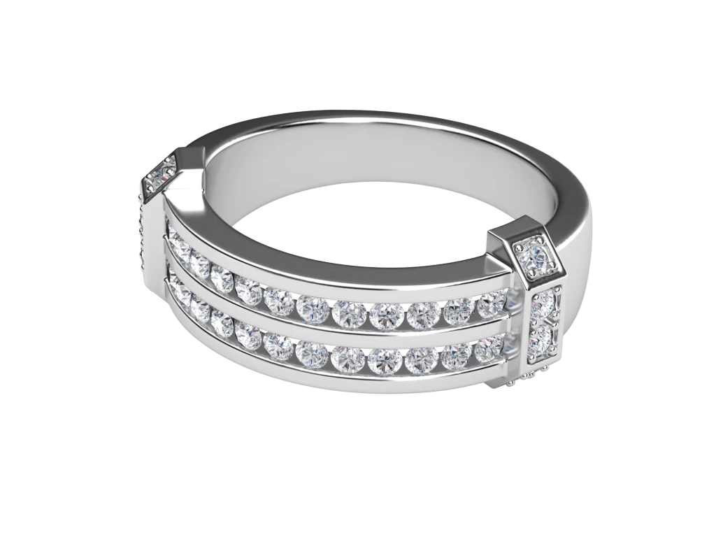 แหวนเพชรผู้ชาย Dalton Channel