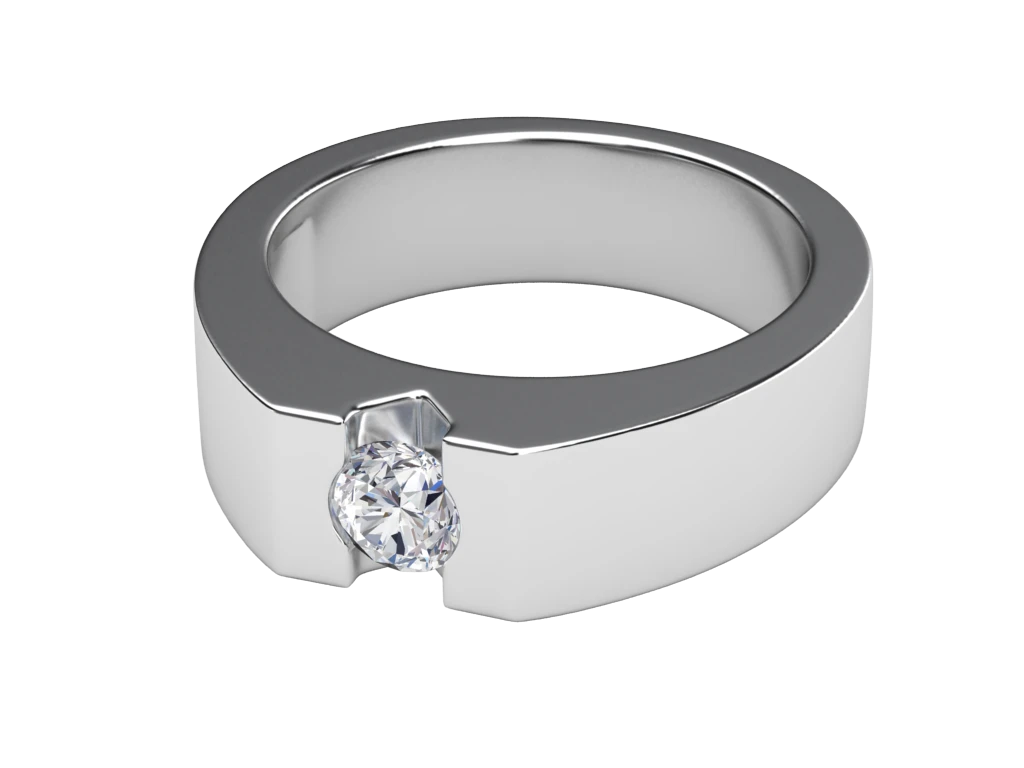 แหวนเพชรผู้ชาย Ellis Line