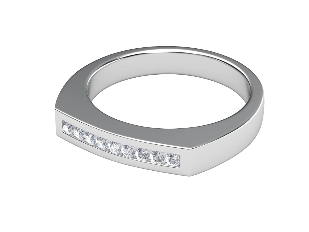 แหวนเพชรผู้ชาย Irving Channel