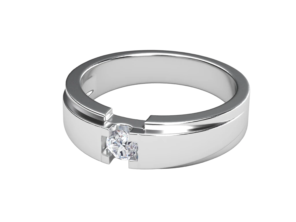 แหวนเพชรผู้ชาย Hugo Channel