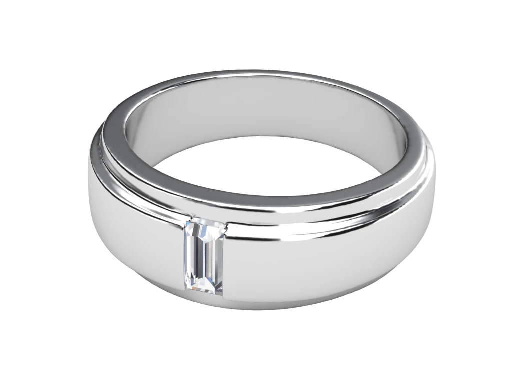 แหวนเพชรผู้ชาย Lennox Line