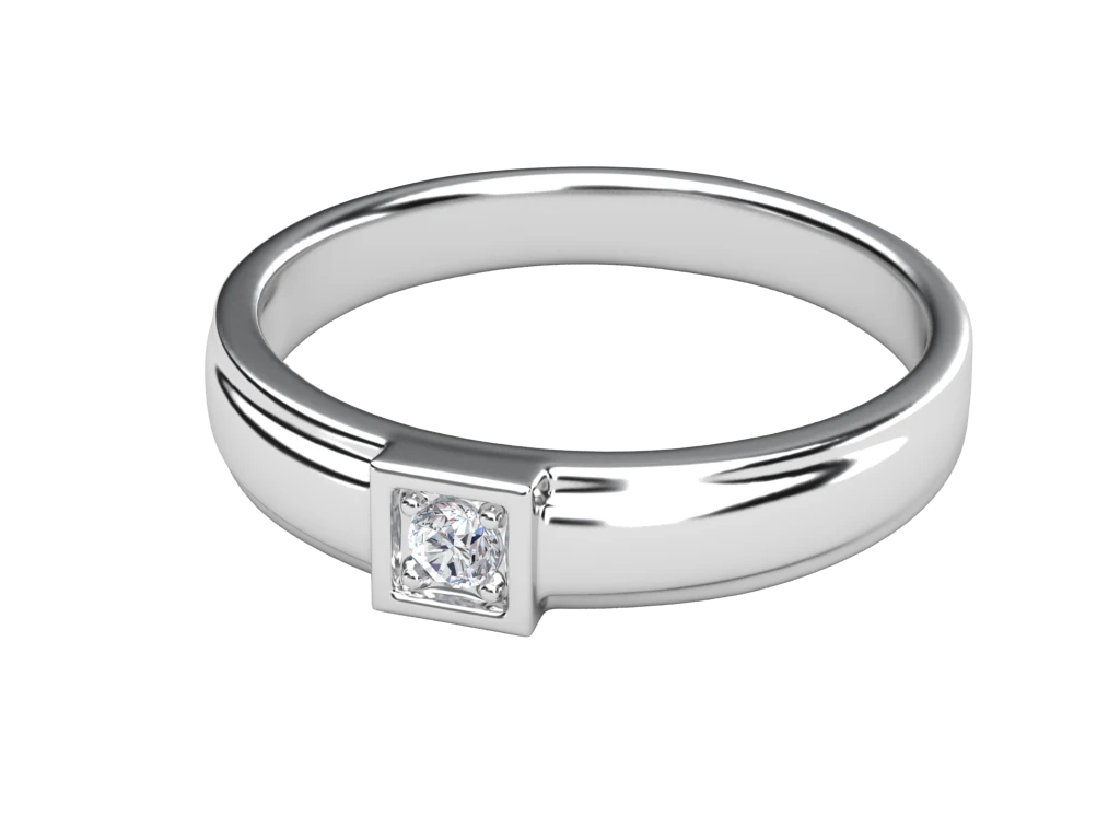 แหวนเพชรผู้ชาย Prescott Line