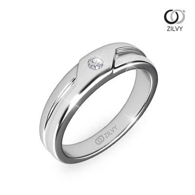 แหวนเพชรผู้ชาย รุ่น BR322 - ภาพเต็ม