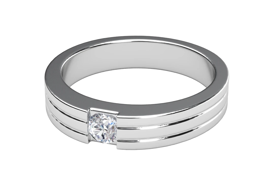 แหวนเพชรผู้ชาย Thorn Line