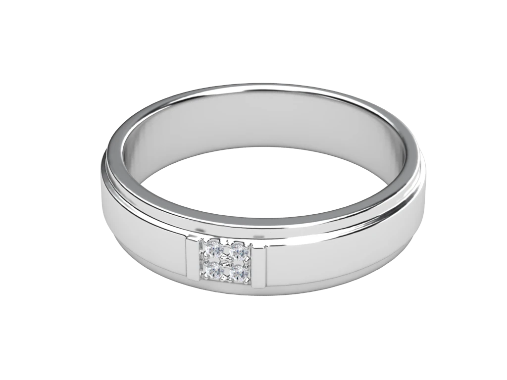 แหวนเพชรผู้ชาย Hugo Line