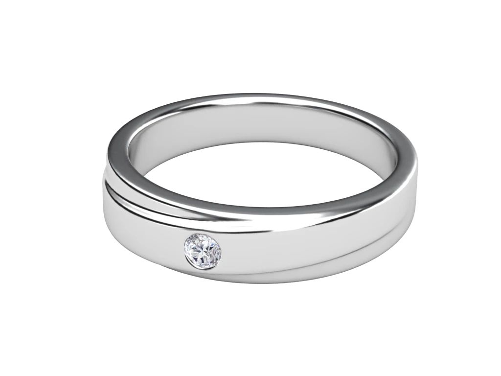 แหวนเพชรผู้ชาย Knox Line