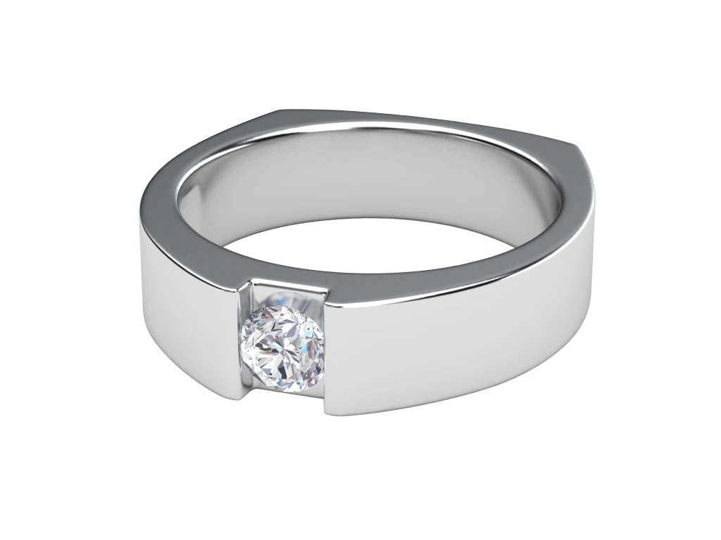 แหวนเพชรผู้ชาย Nash Tension