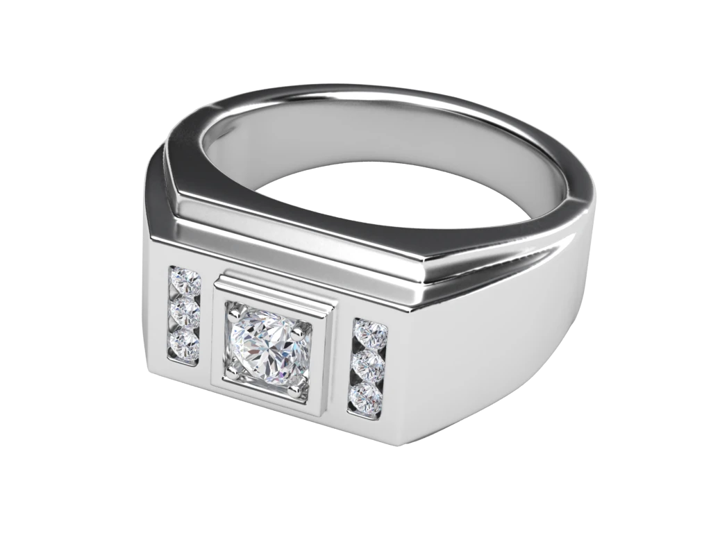 แหวนเพชรผู้ชาย Orion Signet